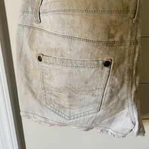 Light blue & gold shorts